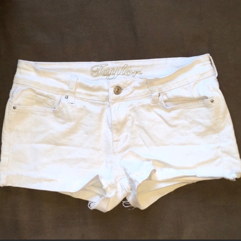 Delias White Jean Shorts - 11/12